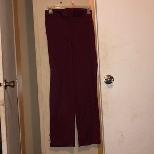 Faded Glory maroon dress pants